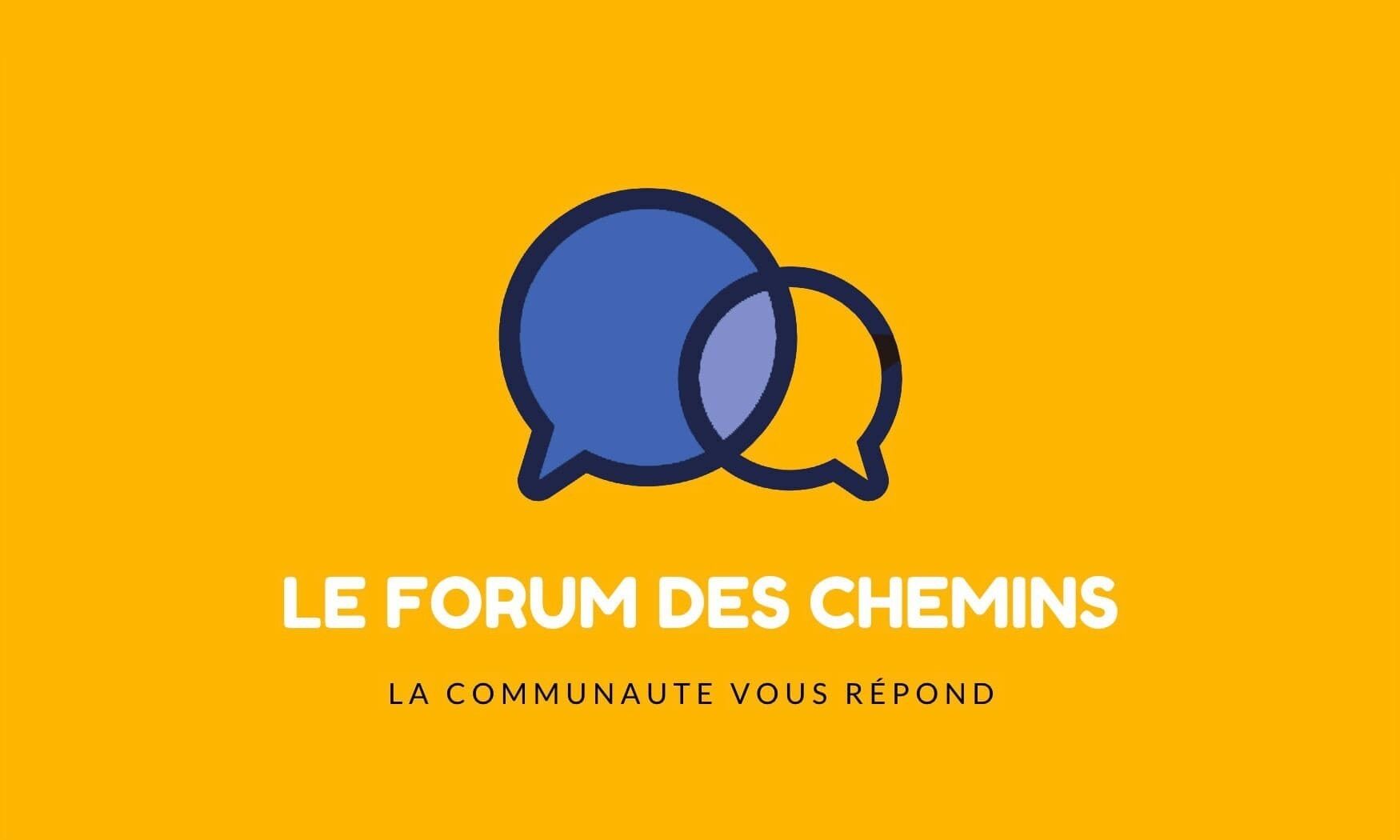 Article : Mise en ligne d'un forum sur les chemins