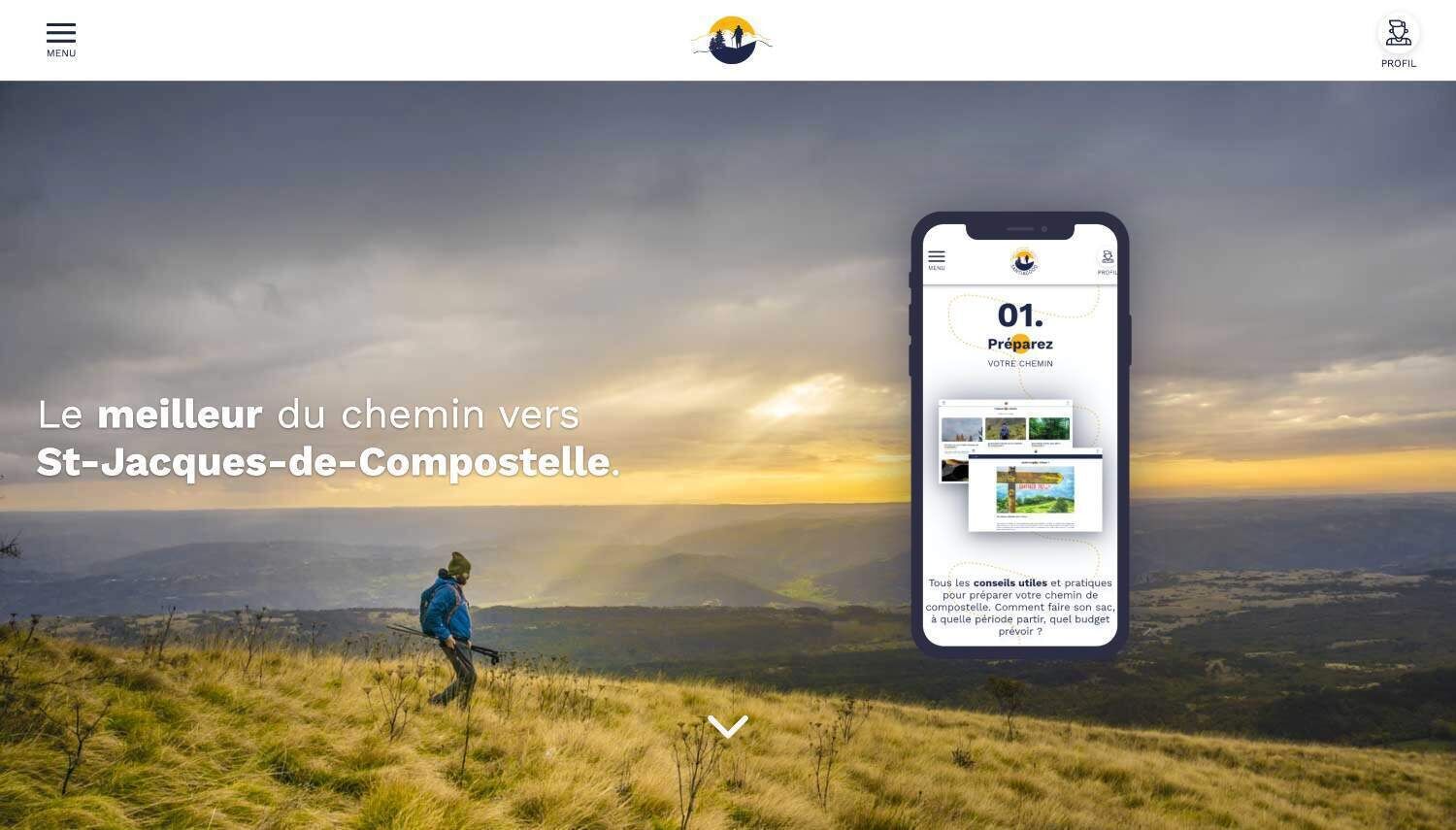 Santiagooo le nouveau site pour aller à Compostelle