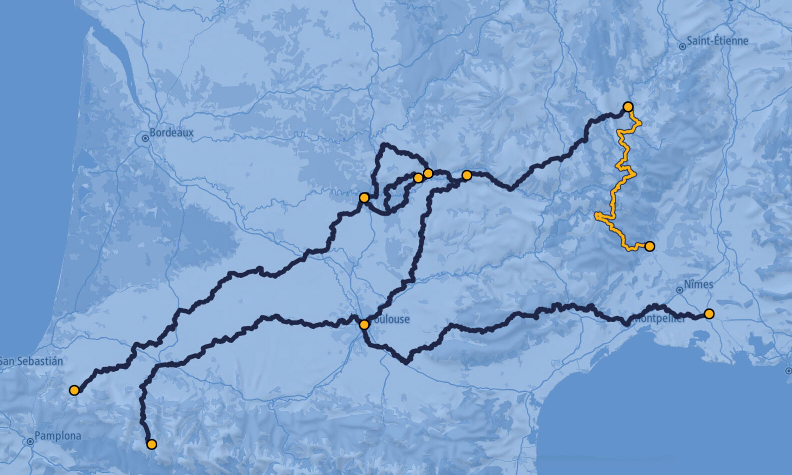 Carte Chemin de Stevenson / GR70®