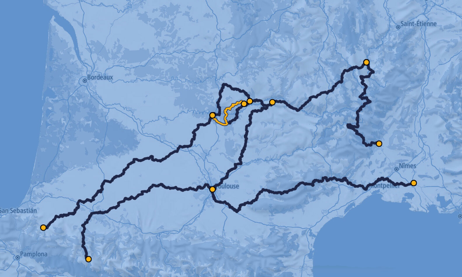 Carte Voie du Célé / GR651®